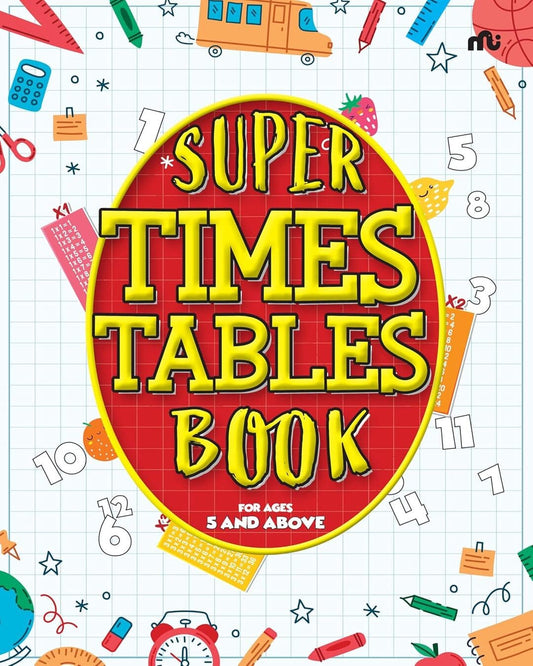 Super Times Tables Book by Moonstone [Paperback]