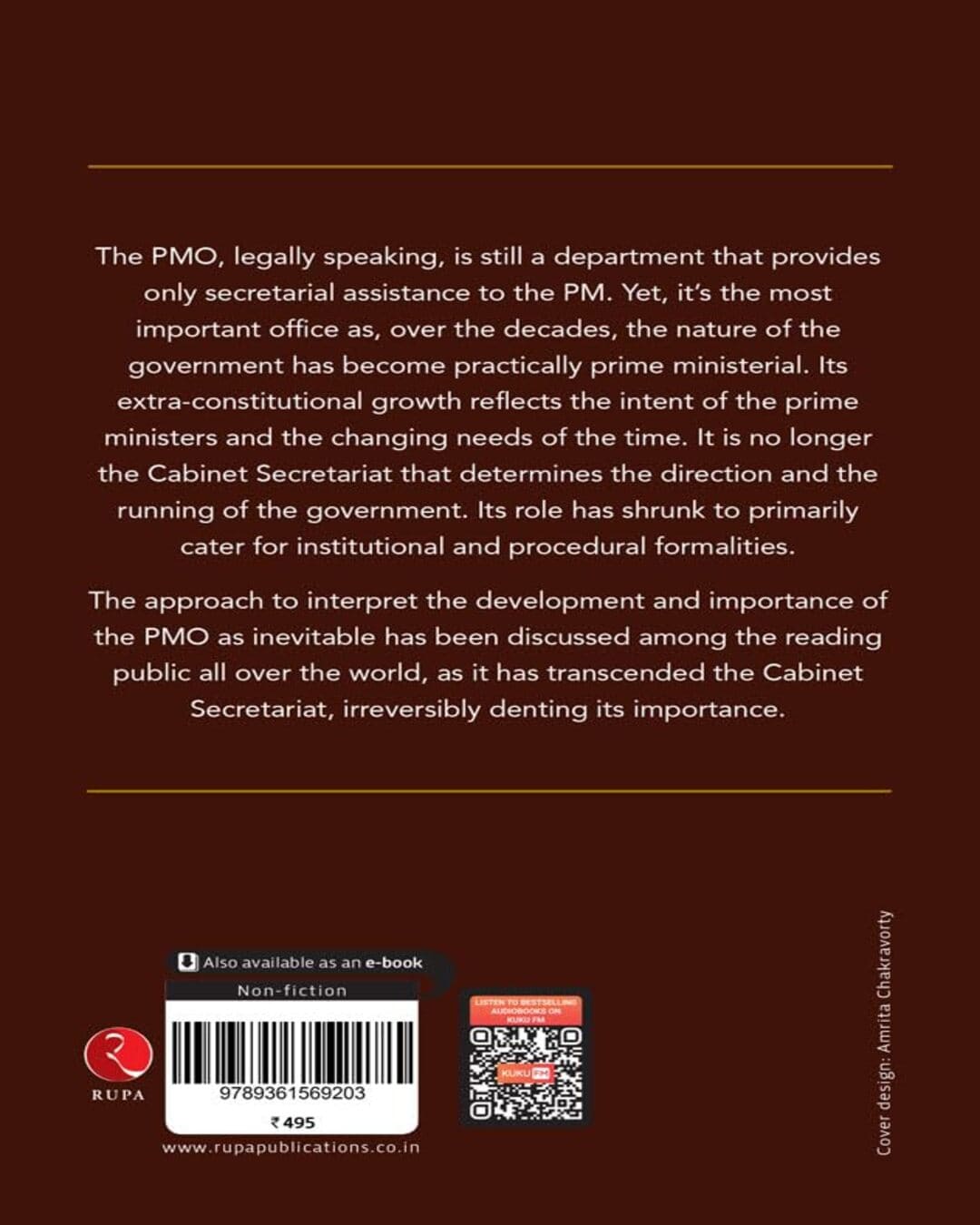 PMO: Prime Minister’s Office Through the Years by Himanshu Roy [Hardcover]