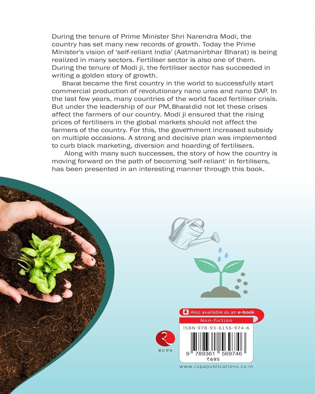 Fertilising The Future:bharat’s March Towards Fertiliser Self-sufficiency by Dr. Mansukh Mandaviya [Hardcover]