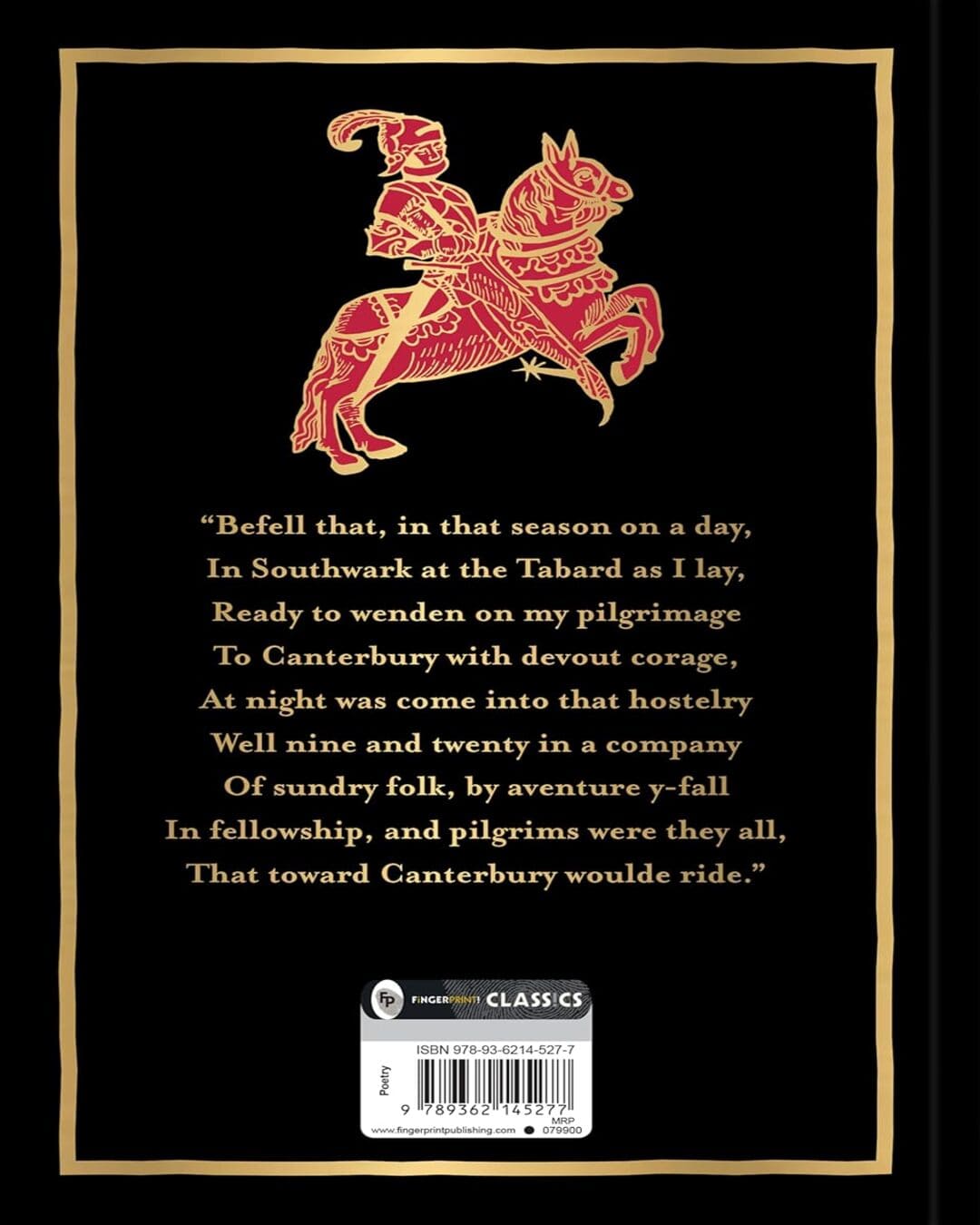 The Canterbury Tales (Deluxe Hardbound Edition) by Geoffrey Chaucer [Hardcover]