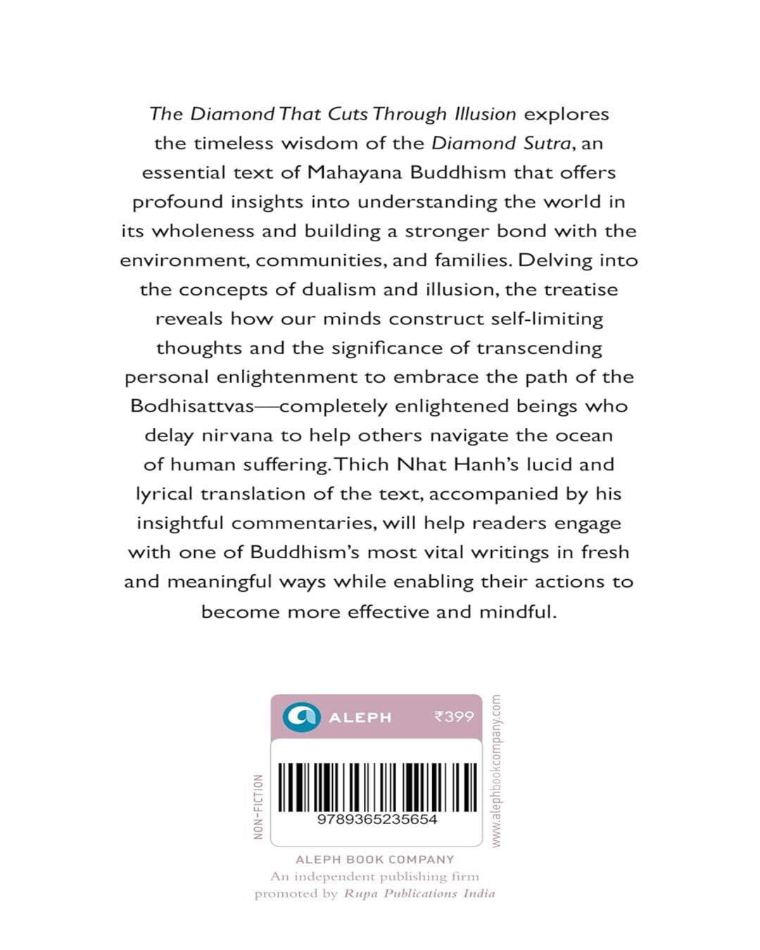 The Diamond That Cuts Throough Illusion by Thich Nhat Hanh [Paperback]