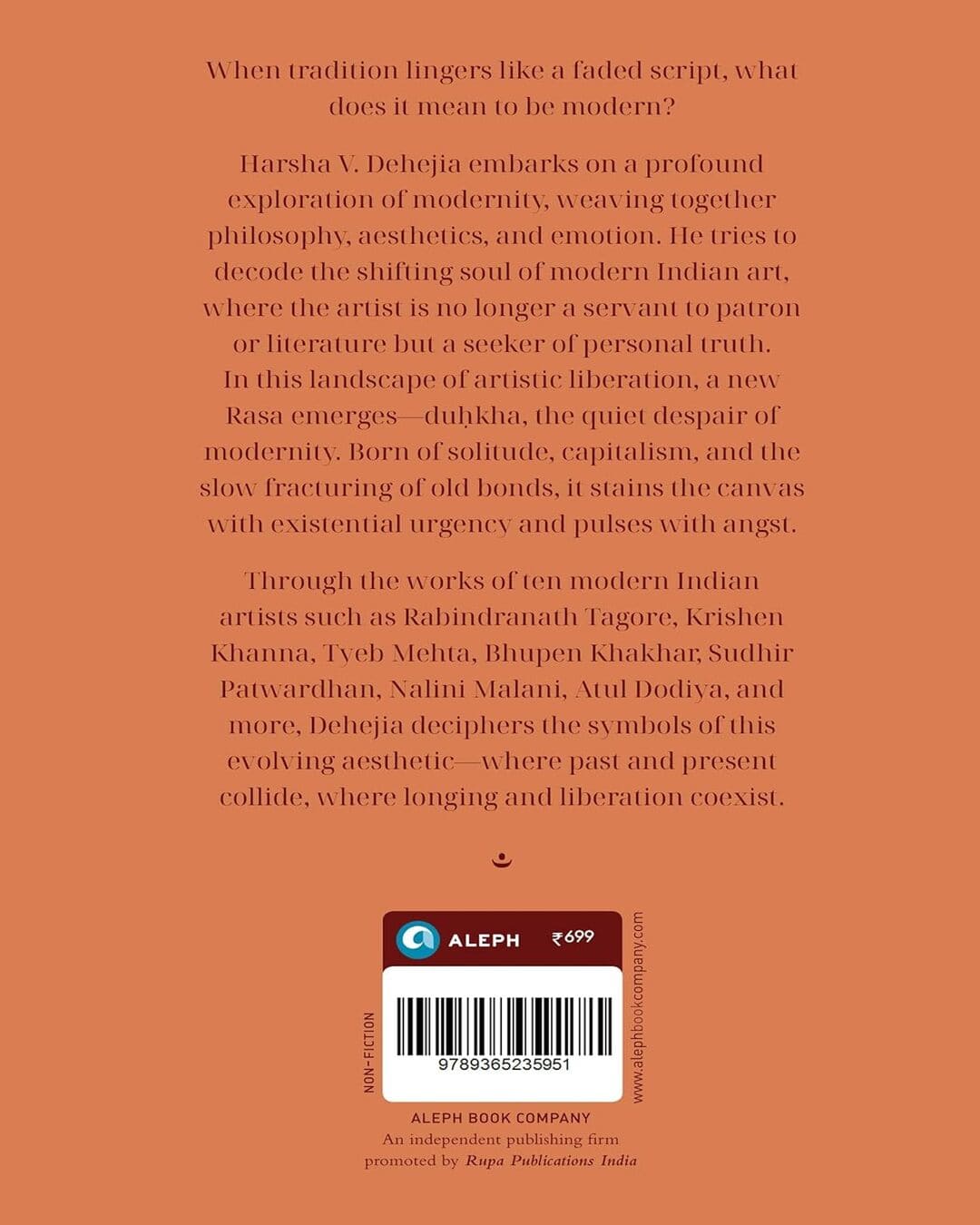 Modernity In Indian Art Reflections by Harsha V. Dehejia [Hardcover]