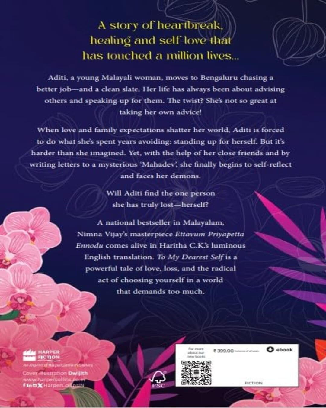 To My Dearest Self by Nimna Vijay And Haritha C.K. [Paperback]