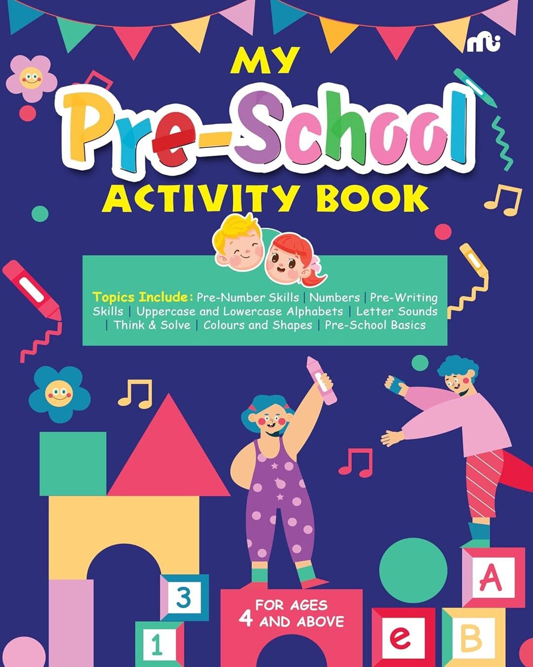 My Pre School Activity Book by Moonstone [Paperback]