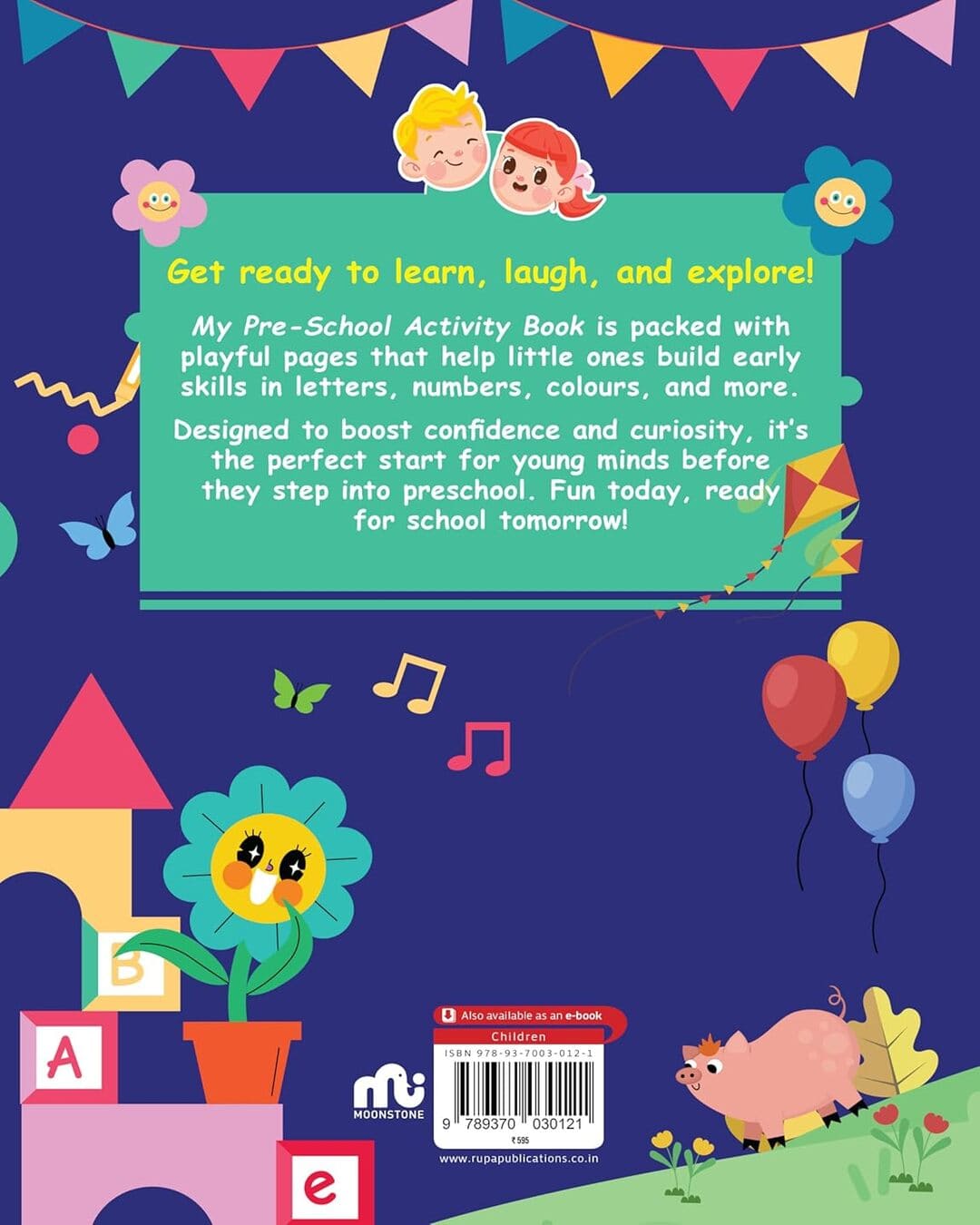 My Pre School Activity Book by Moonstone [Paperback]