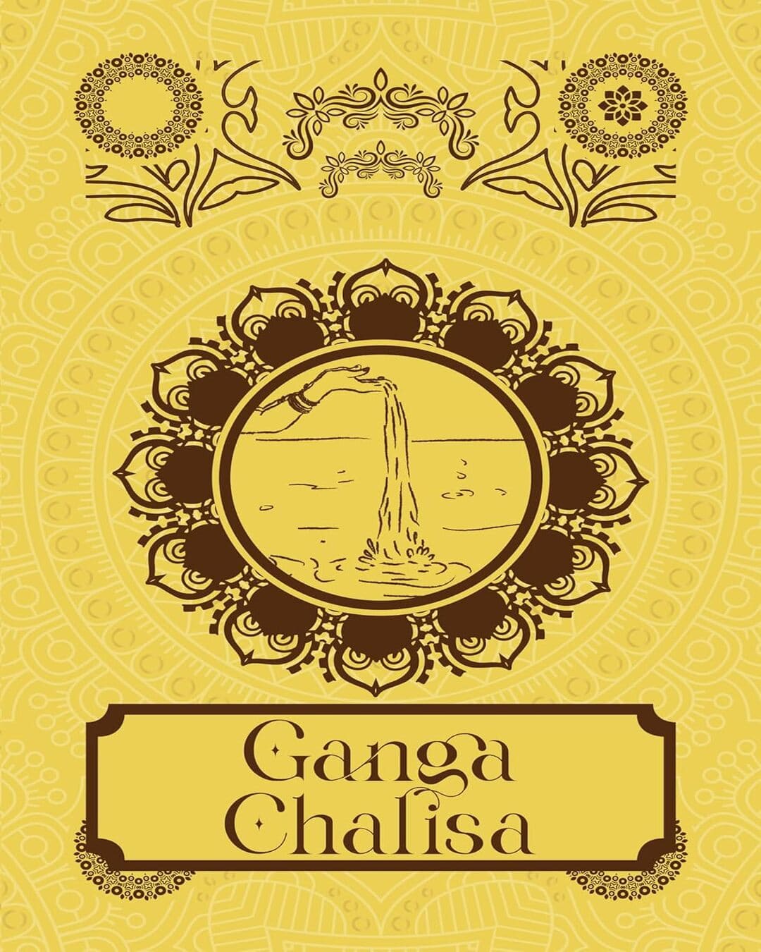 Ganga Chalisa (In English and Hindi)- (Religious / Spiritual / Chalisa / Mantra Books) by Sanskriti Press [Hardcover]