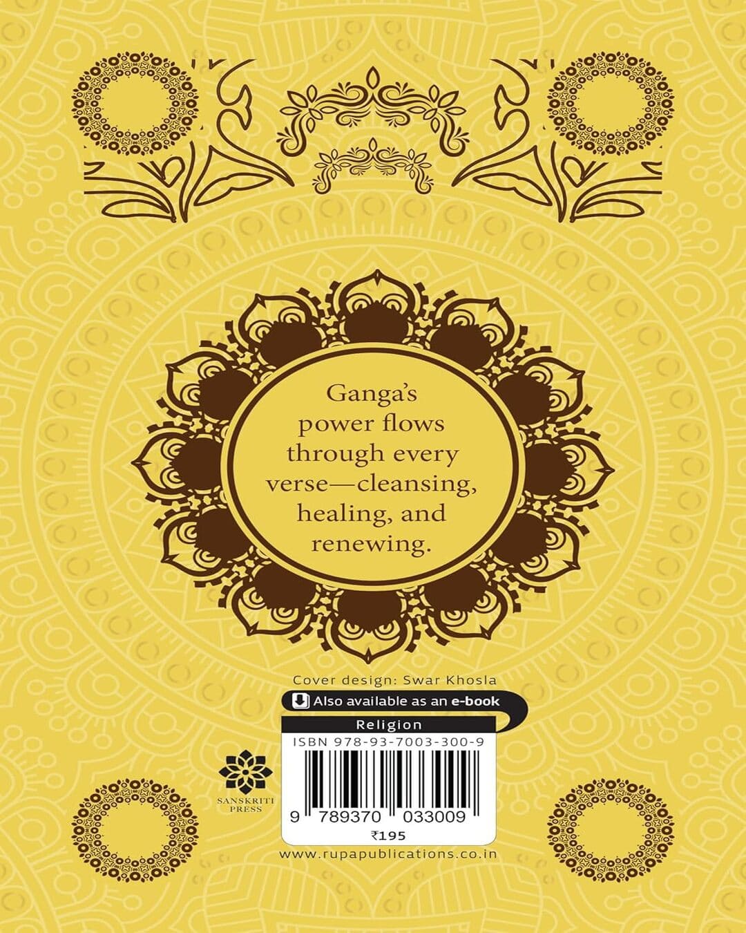 Ganga Chalisa (In English and Hindi)- (Religious / Spiritual / Chalisa / Mantra Books) by Sanskriti Press [Hardcover]