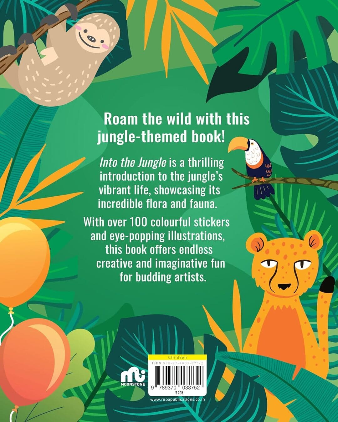 Into the Jungle: Colouring and Sticker Book [Paperback]