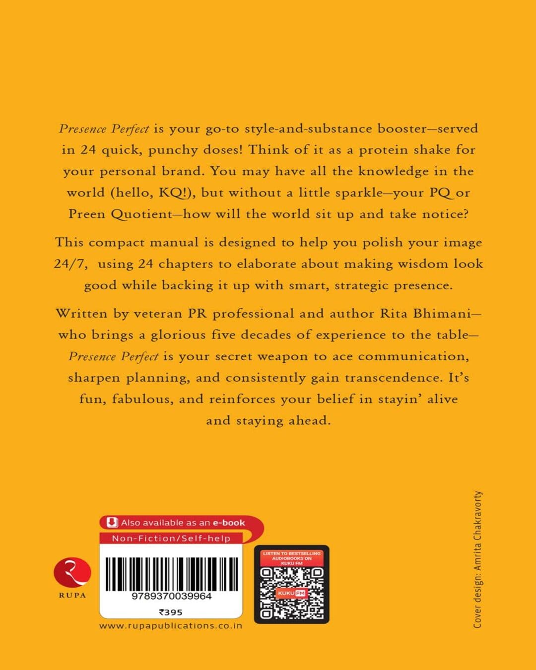 Presence Perfect: Your Protein Boost For A Positive Image In 24 Doses by Rita Bhimani [Paperback]