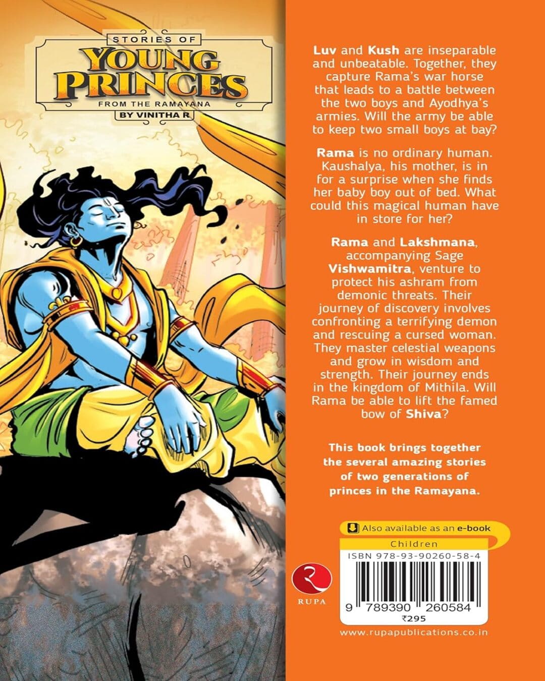 Stories Of Young Princes: From The Ramayana by Amar Chitra Katha [Paperback]