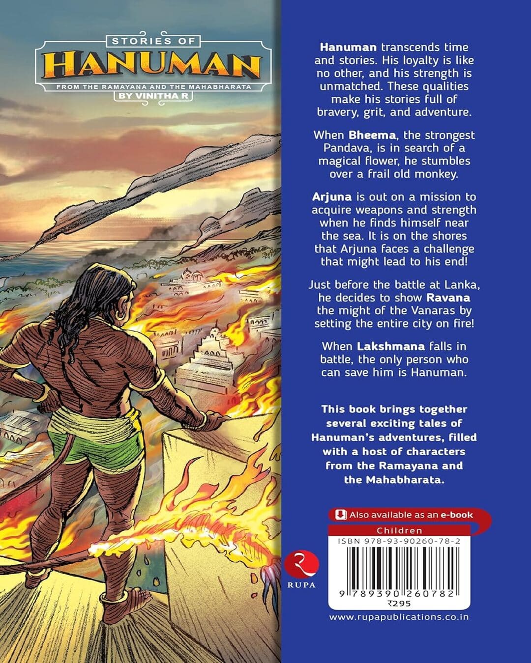 Stories Of Hanuman: From The Ramayana And The Mahabharata by Amar Chitra Katha [Paperback]