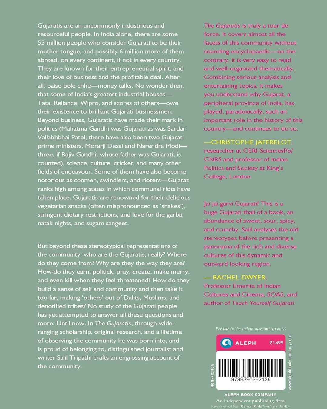 The Gujaratis: A Portrait of a Community by Salil Tripathi [Hardcover]