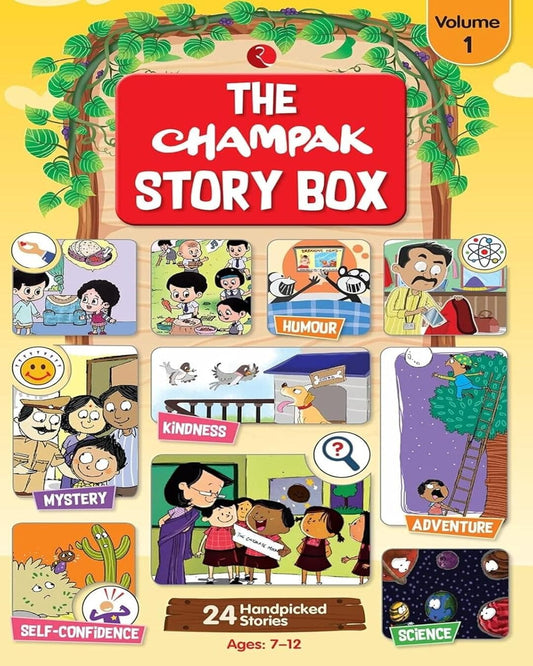 Champak Story Books - 24 Handpicked Stories Box (Volume 1) for 7 to 12 Years - Learning and Skill Development - Story Books for Kids