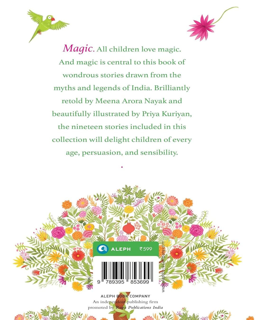 The Girl in the Magical Flute : Stories from Myths and Folktales of India by Meena Arora Nayak  [Hardcover]