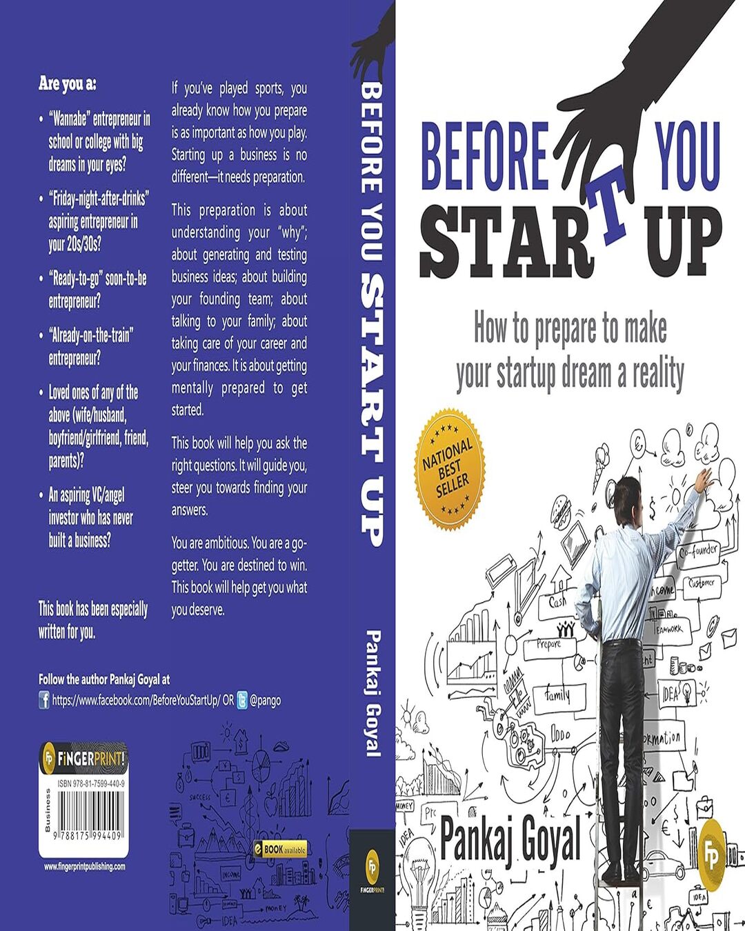 Before You Start Up : How to Prepare to Make Your Startup Dream a Reality by Pankaj Goyal [Paperback] - versoz.com