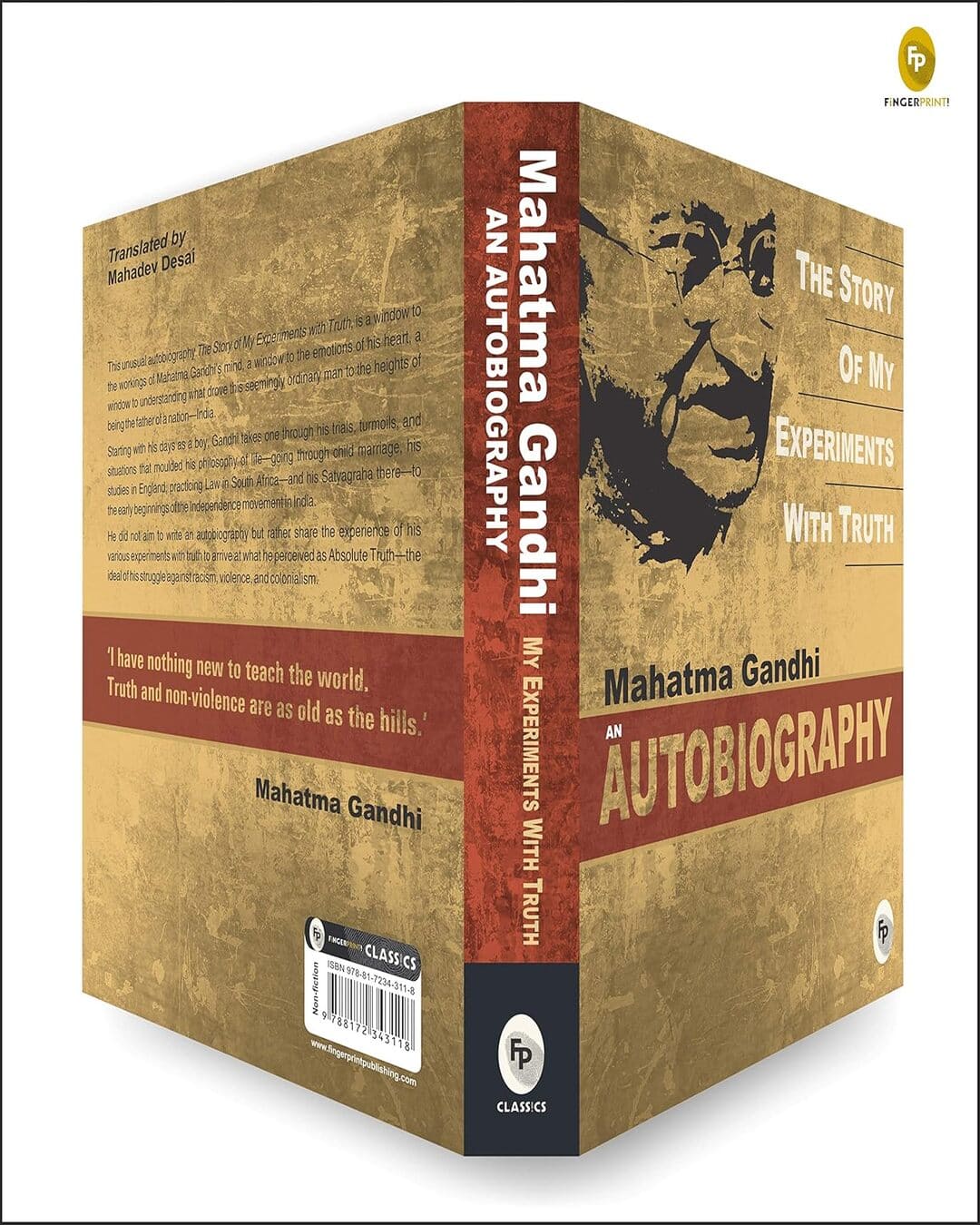 The Story of My Experiments with Truth by Mahatma Gandhi [Paperback] - versoz.com