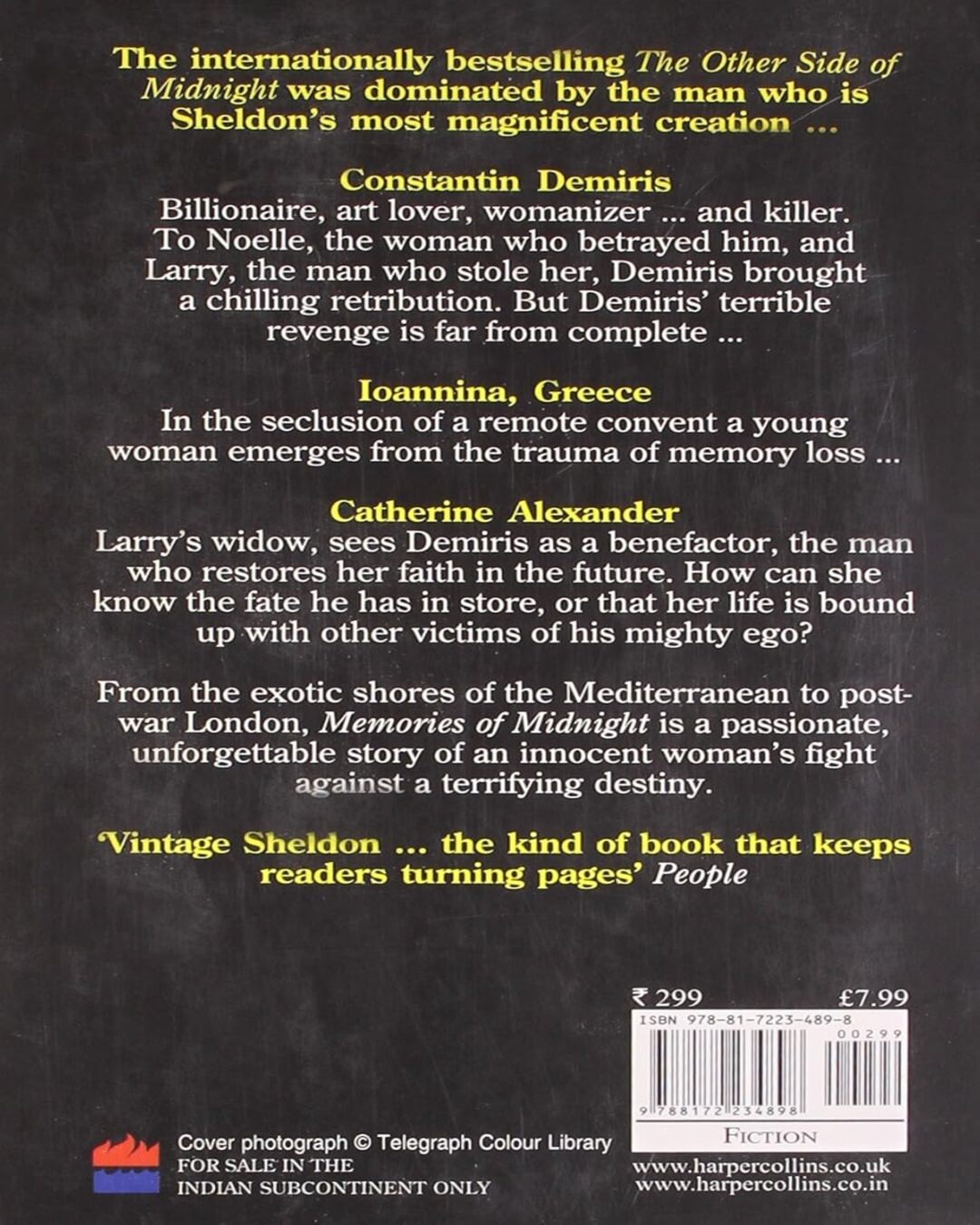 Memories of Midnight by Sidney Sheldon [Paperback] - versoz.com