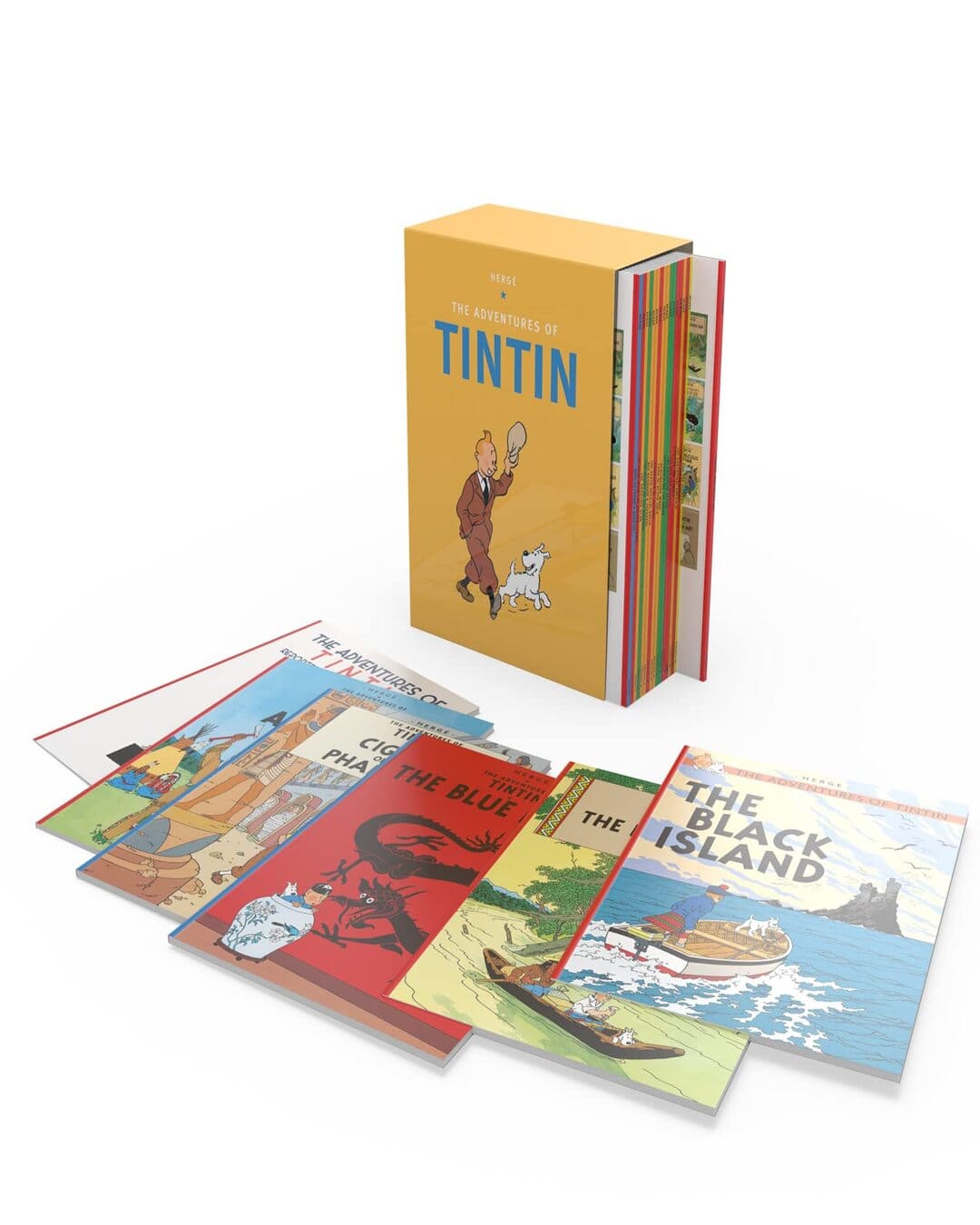 Tintin Paperback Boxed Set 23 Titles by Herge [Paperback] - versoz.com