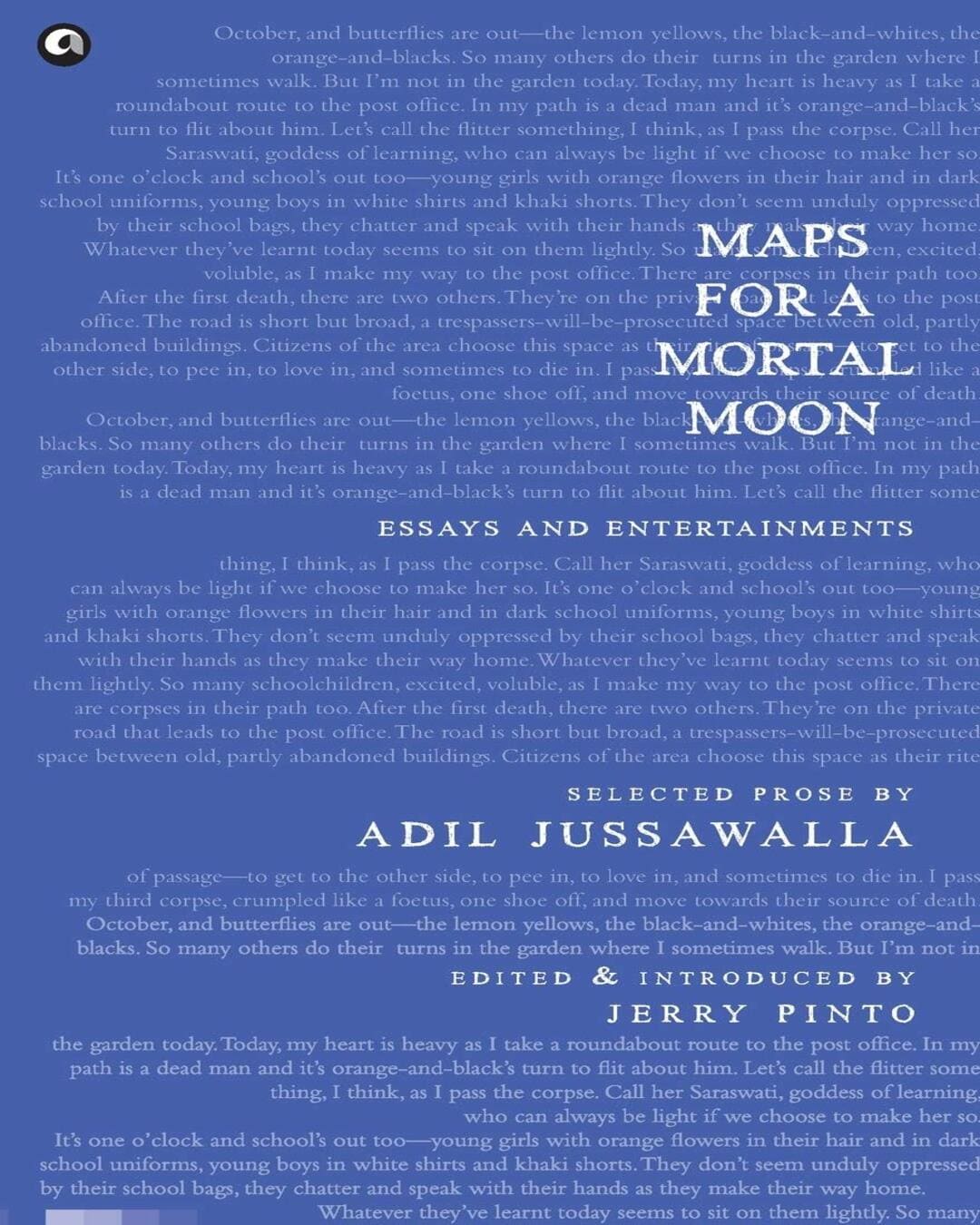 MAPS FOR A MORTAL MOON by Adil Jussawalla| Edited and Introduced by Jerry Pinto [Paperback] - versoz.com
