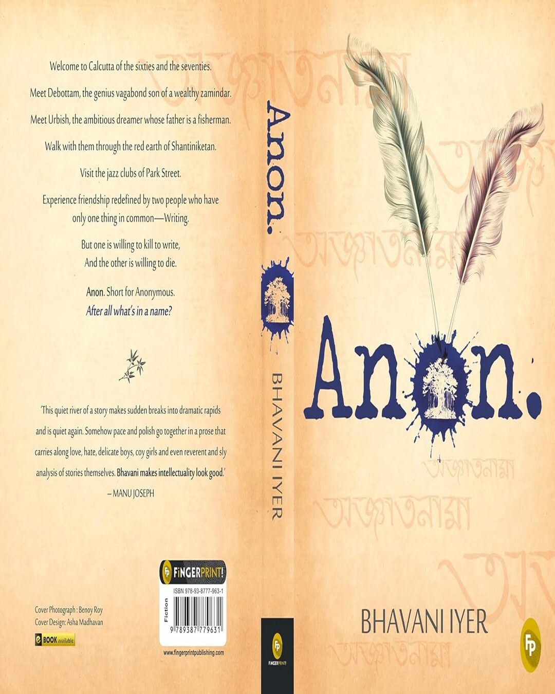 Anon. by Bhavani Iyer [Paperback] - versoz.com