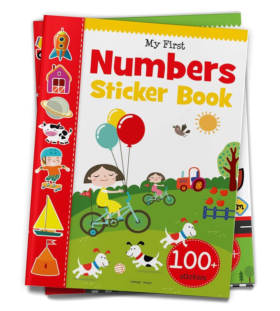 My First Numbers Sticker Book: Exciting Sticker Book With 100 Stickers [Paperback]