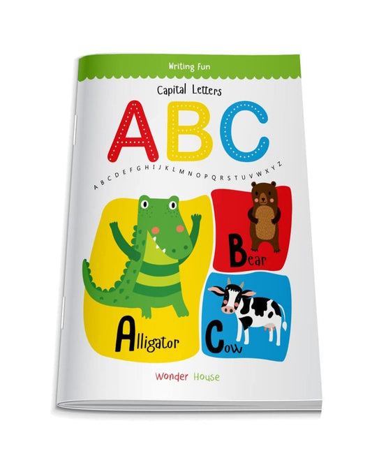 Capital Letters Abc: Write and Practice Capital Letters A to Z Book For Kids (Writing Fun) by Wonder House Books [Paperback]