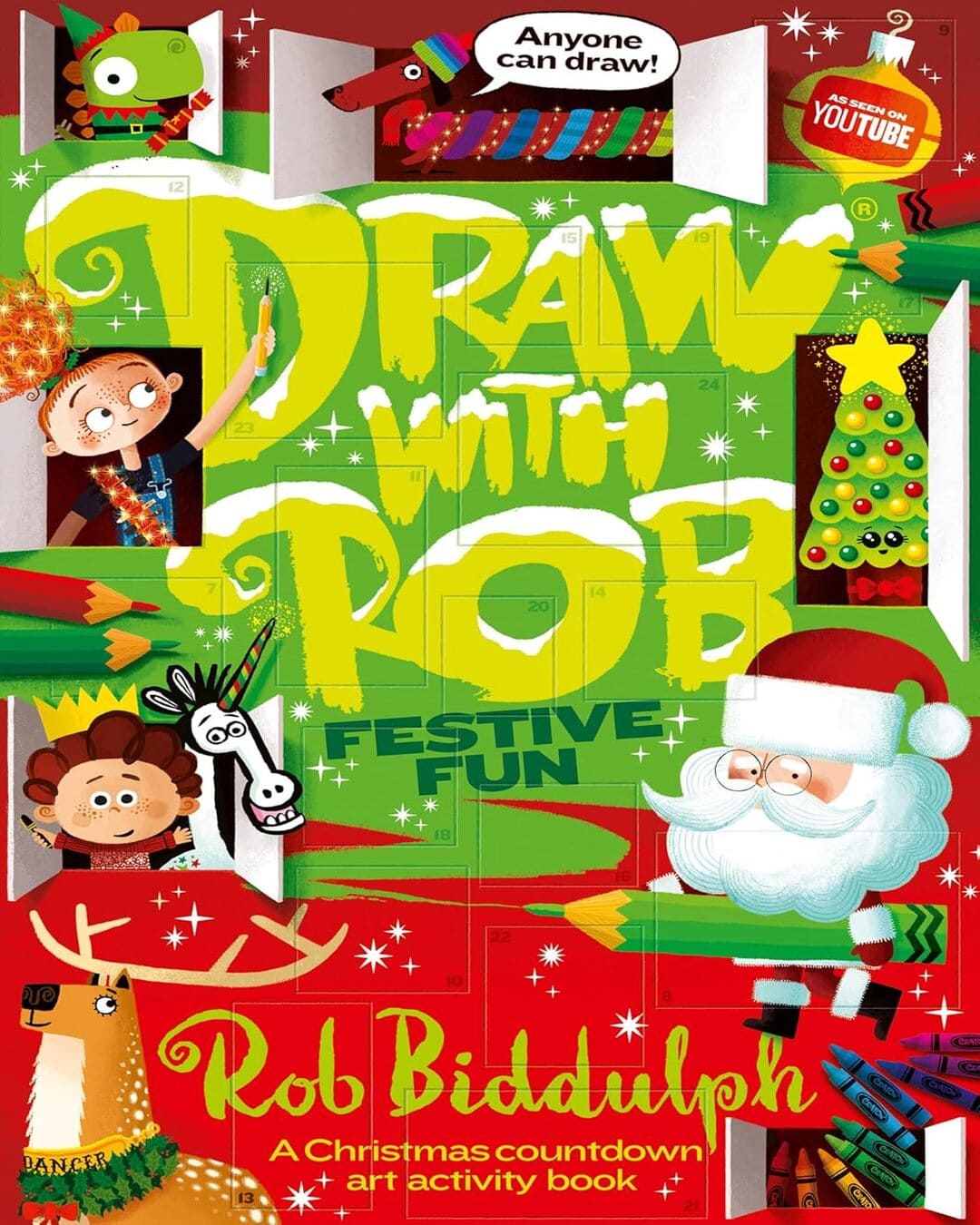 Draw With Rob: Festive Fun by Rob Biddulph [Paperback] - versoz.com