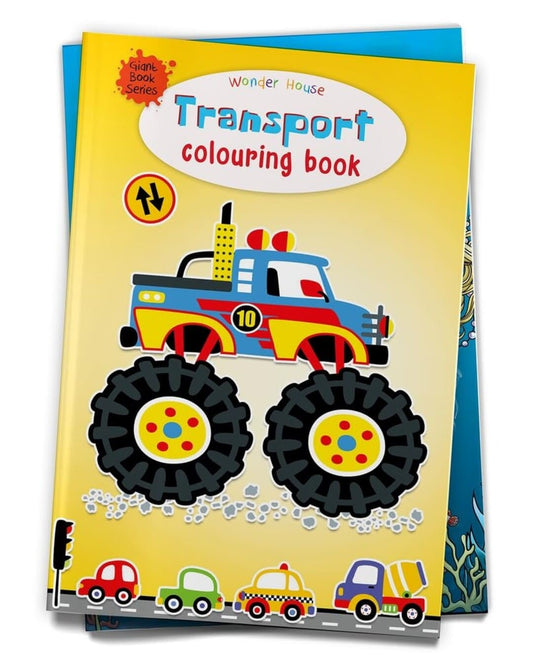 Transport Colouring Book by Wonder House Books [Paperback]