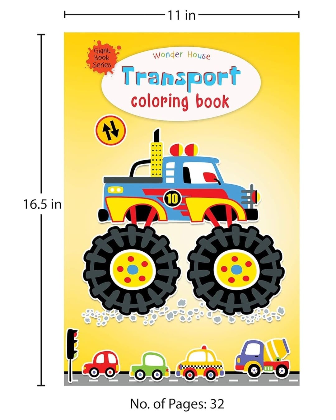 Transport Colouring Book by Wonder House Books [Paperback]
