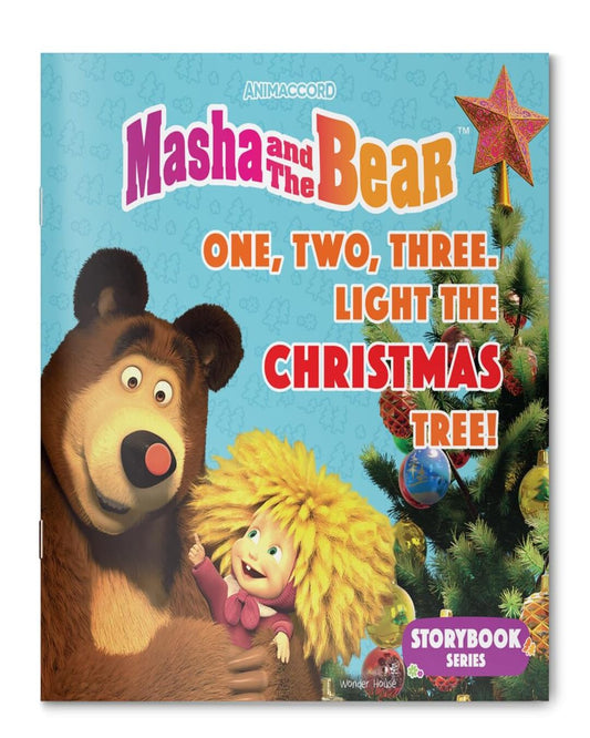 Masha and the Bear: One, Two, Three. Light the Christmas Tree (Story Book) by Wonder House Books [Paperback]