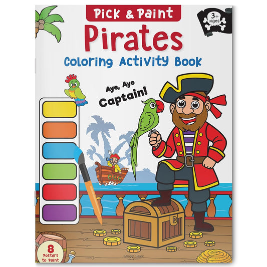 Pick and Paint Coloring Activity BookÂ For Kids: Pirates by Wonder House Books [Paperback]