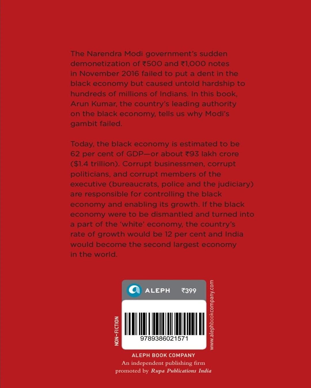 Understanding the Black Economy and Black Money in India: by Arun Kumar [Hardcover] - versoz.com