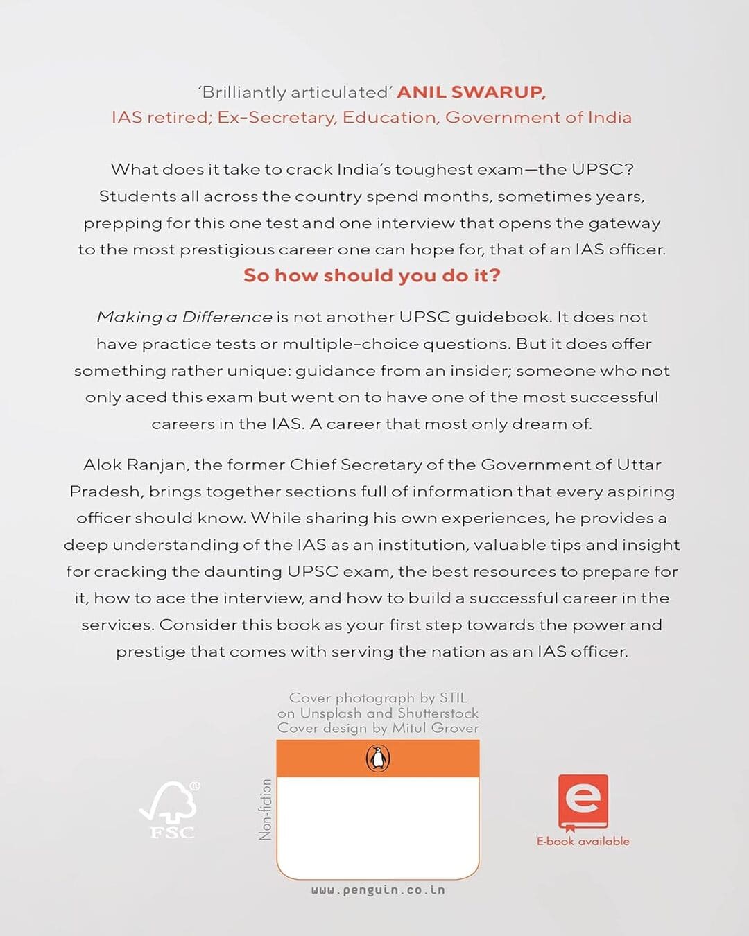 Making A Difference: The Ias As A Career by Alok Ranjan [Paperback] - versoz.com