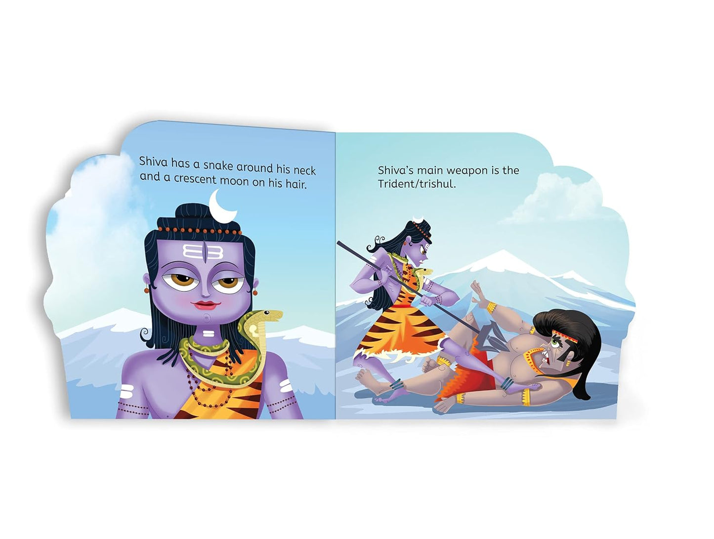 My First Shaped Board Book: Illustrated Lord Shiva Hindu Mythology Picture Book For Kids Age 2+ (Ind by Wonder House Books [Board Book]