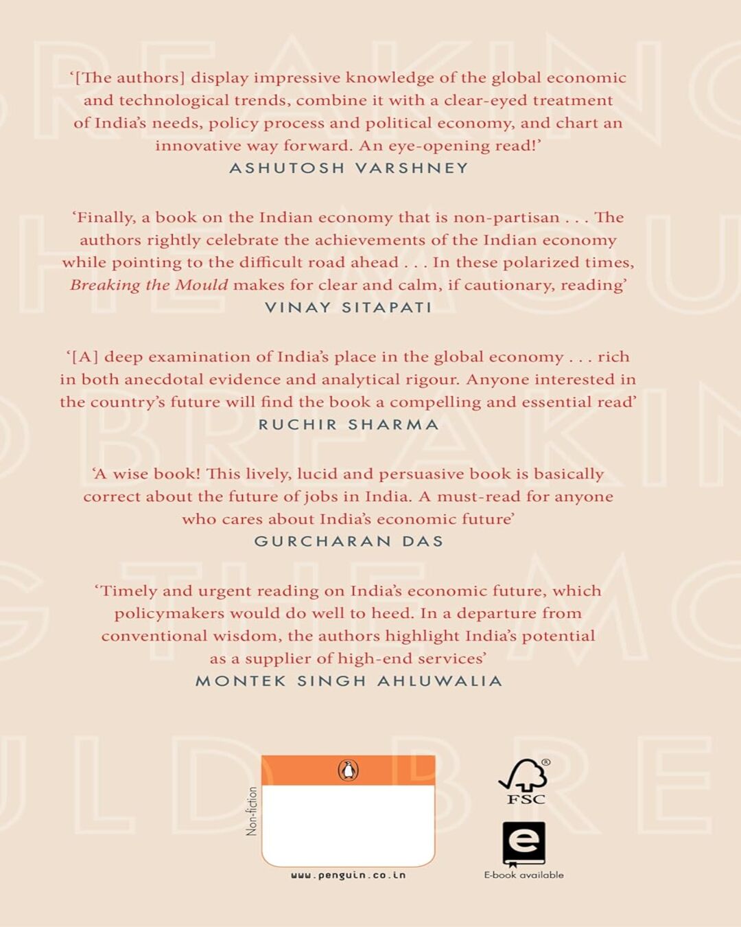 Breaking The Mould: Reimagining Indias Economic Future by Raghuram Rajan, Rohit Lamba [Hardcover] - versoz.com