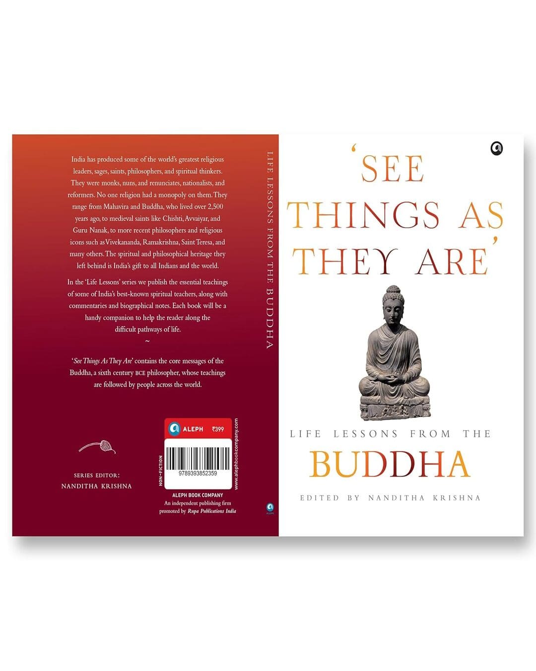 ‘See Things As They Are’: Life Lessons from the Buddha Edited by Nanditha Krishna [Hardcover] - versoz.com