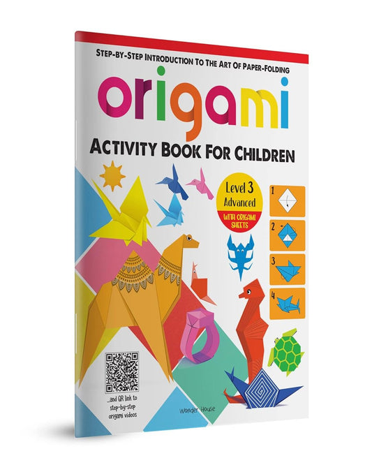 Origami - Step-by-Step Introduction To The Art of Paper-Folding - Activity Book For Children - Level 3 by Wonder House Books - versoz.com