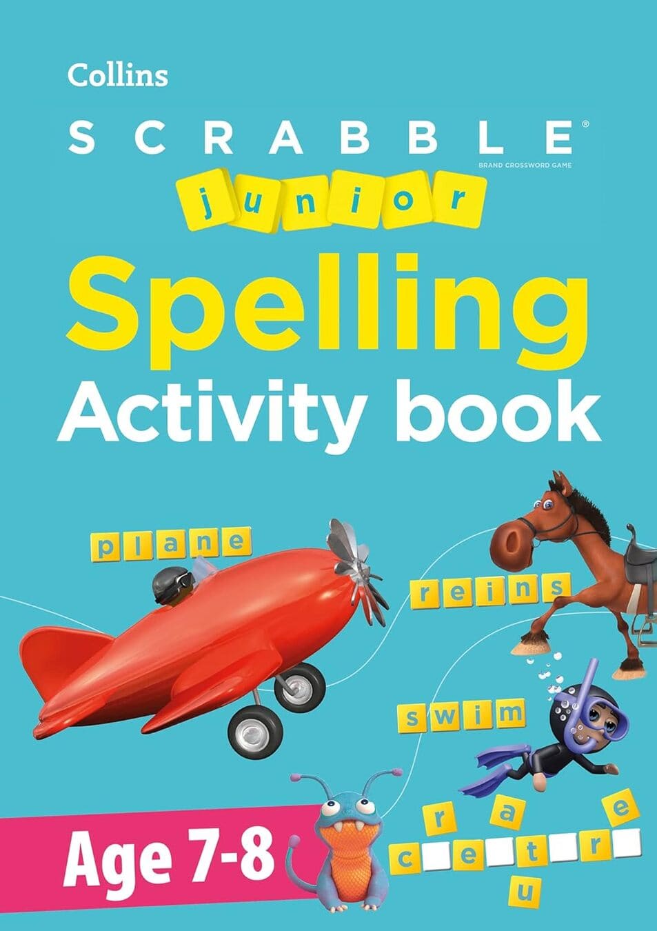Scrabble Junior Spelling Activity Book : Age 7-8 [Paperback] - versoz.com