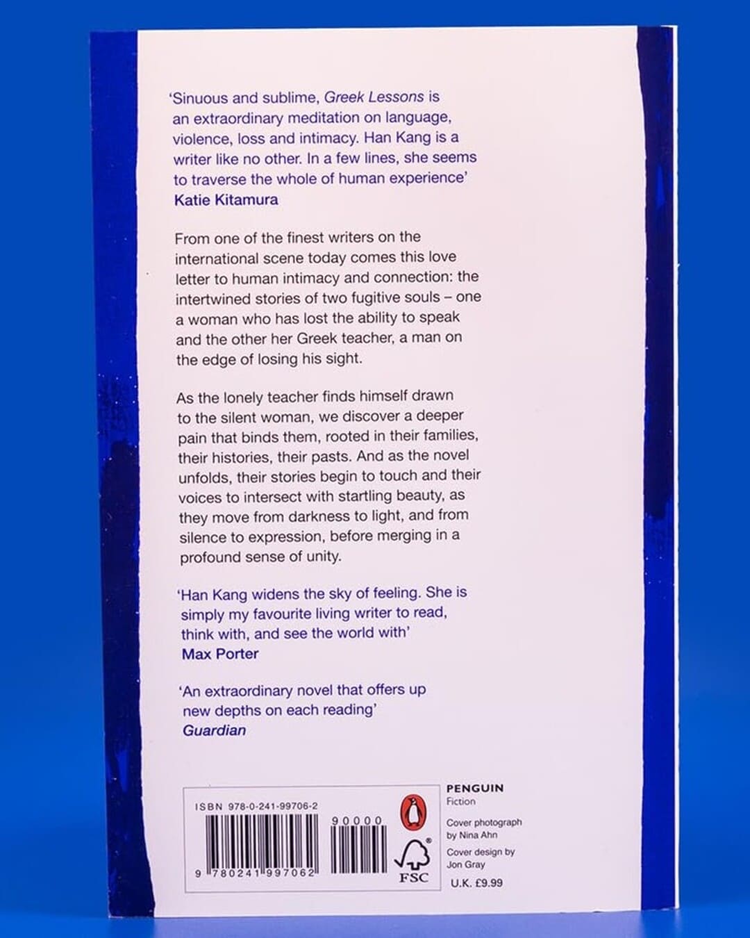 Greek Lessons by Han Kang [Paperback] - versoz.com