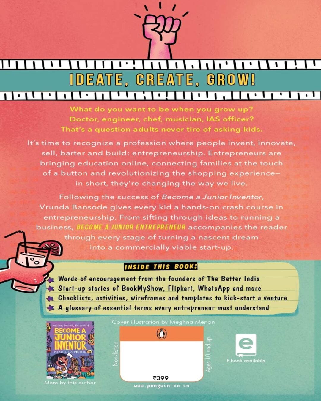 Become A Junior Entrepreneur by Vrunda Bansode [Paperback] - versoz.com