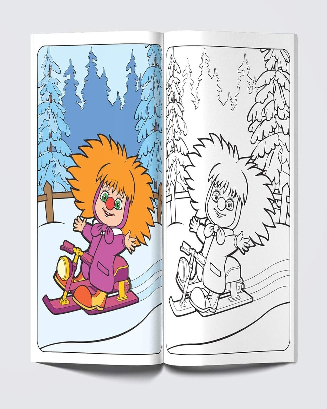 Masha And The Bear - Friends Forever: Giant Coloring Book For Kids [Paperback]