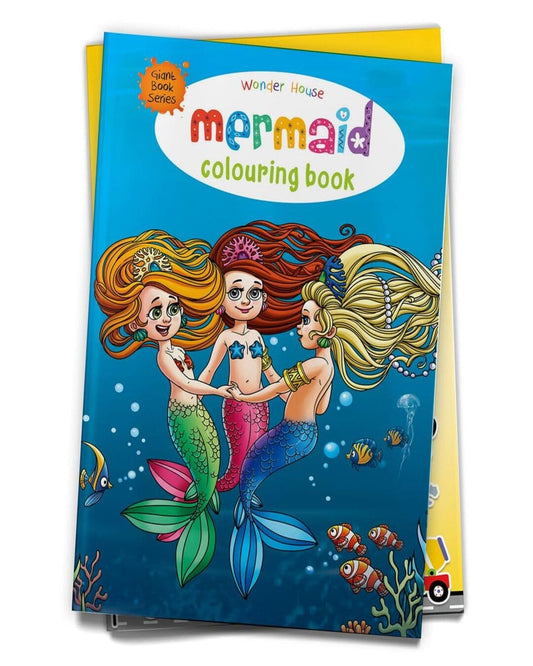 Mermaid Colouring Book (Giant Book Series): Jumbo Sized Colouring Books [Paperback]