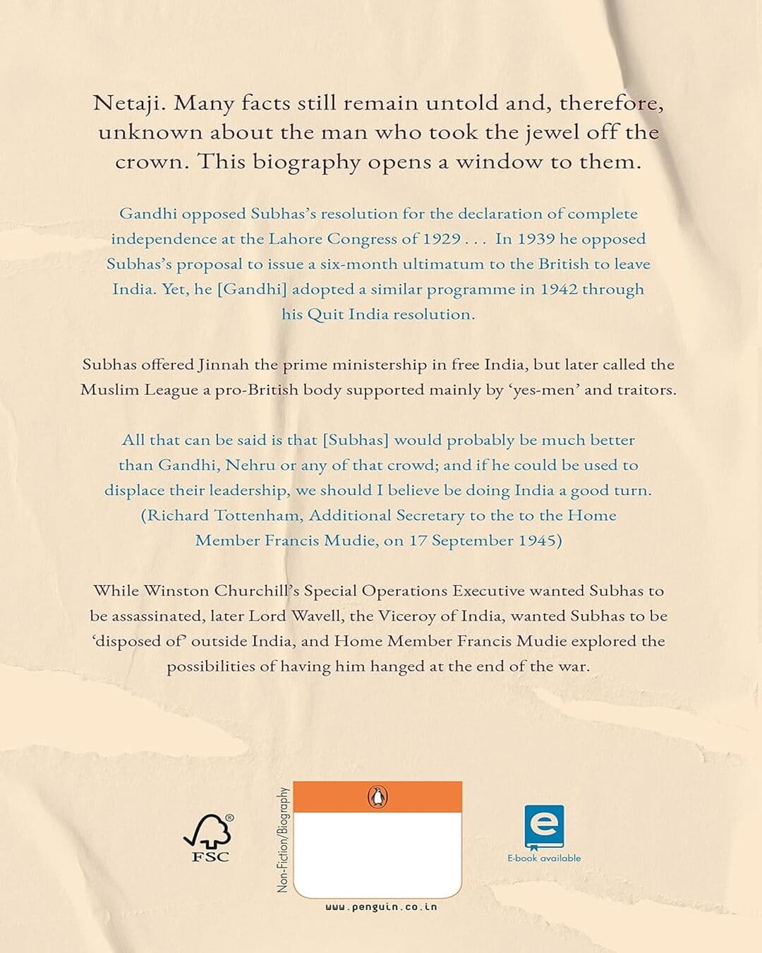 Bose: The Untold Story Of An Inconvenien by Ghose, Chandrachur [Hardcover] - versoz.com