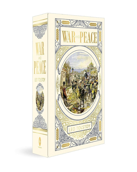 War and Peace (Deluxe Hardbound Edition) by Leo Tolstoy [Hardcover] - versoz.com