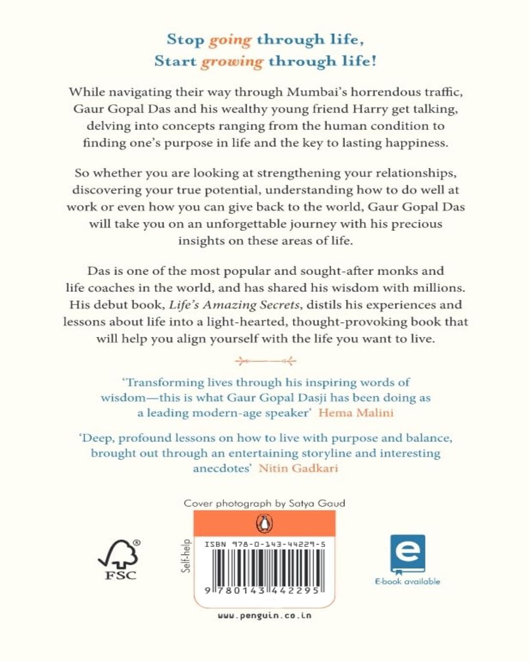 Life's Amazing Secrets: How to Find Balance and Purpose in Your Life by Gaur Gopal Das [Paperback]