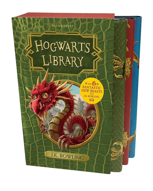 The Hogwarts Library Box Set : Set of 3 Vols by J K Rowling [Hardcover] - versoz.com