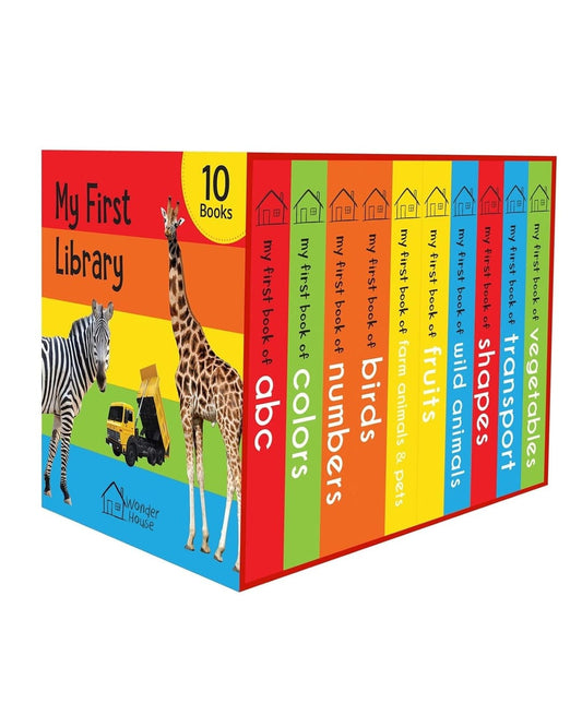 My First Library : 10 Board Books for Kids [Box Set]