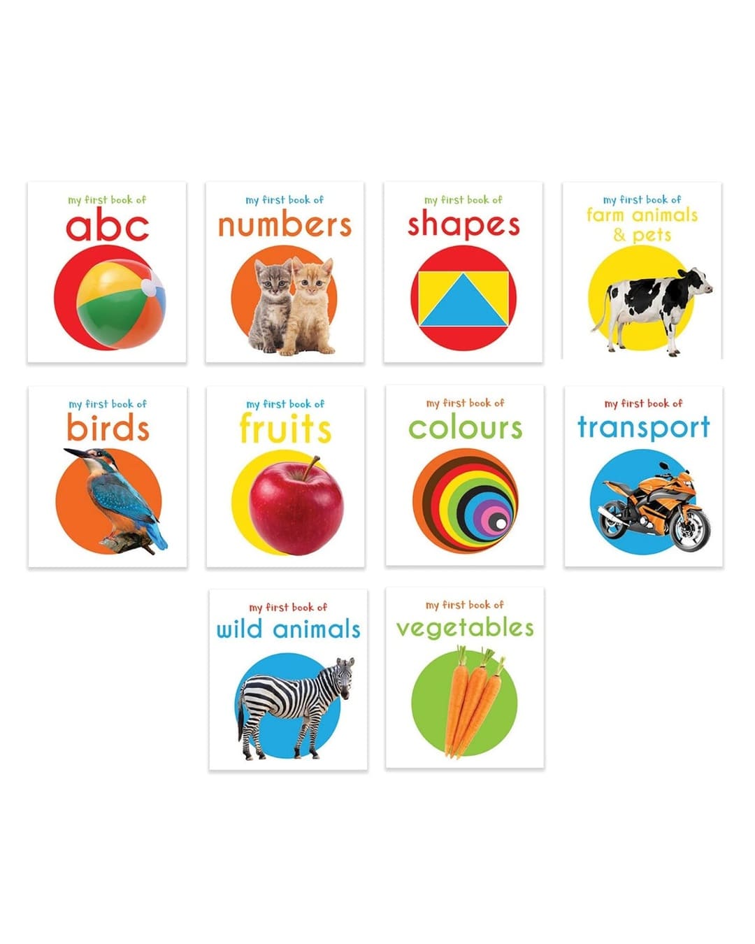My First Library : 10 Board Books for Kids [Box Set]