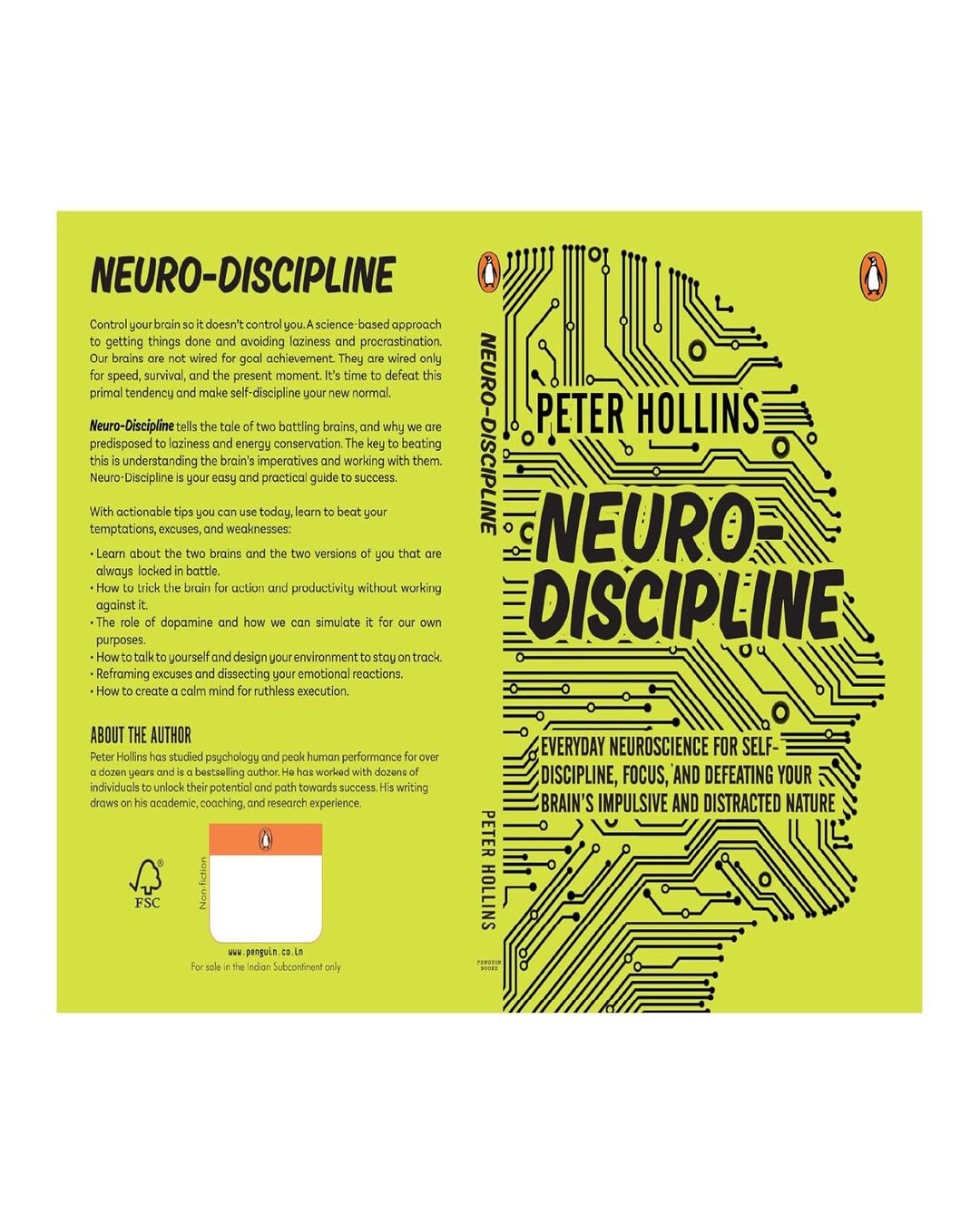 Neuro-Discipline: Everyday Neuroscience For Self-Discipline, Focus, And Defeating Your Brainâ€™s Impul by Peter Hollins - versoz.com