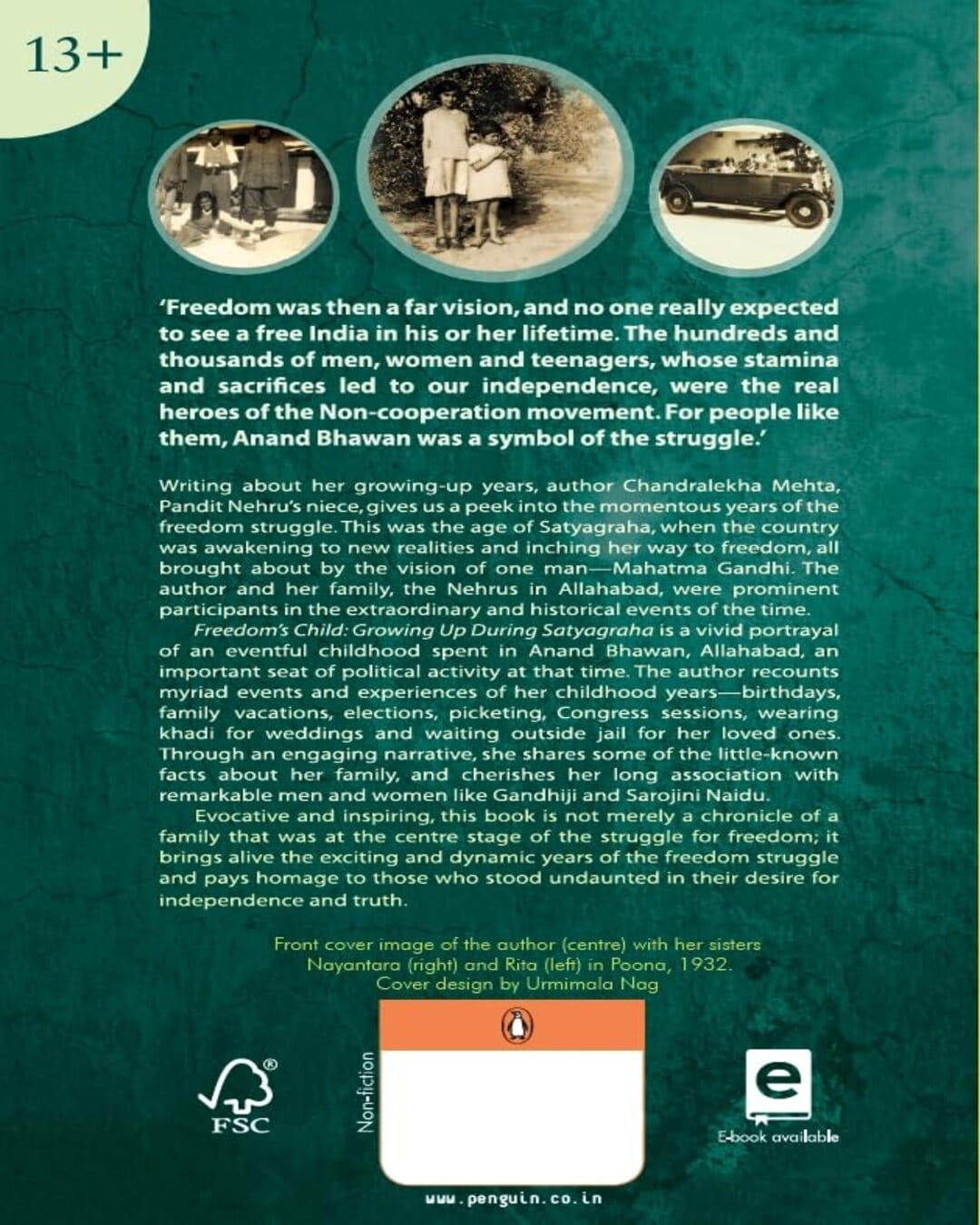Freedoms Child: Growing Up During Satyagraha by Chandralekha Mehta [Paperback] - versoz.com